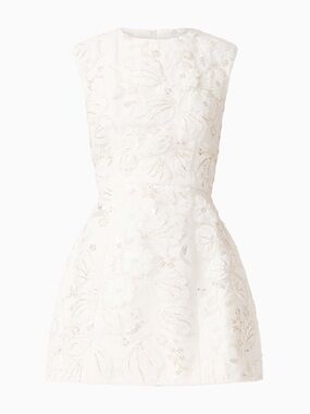 Elliatt Carol Tulip Mini Dress Sm White